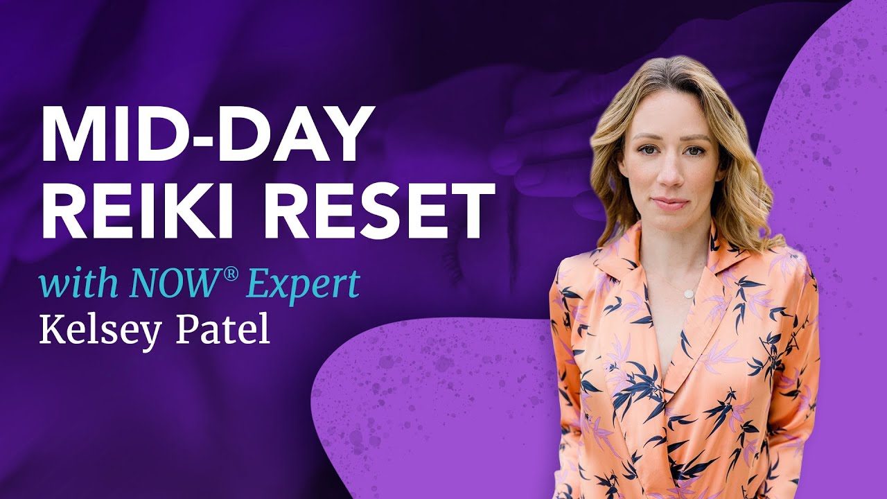 Still from NOW Foods × Kelsey Patel: Essential Oil Reiki Reset