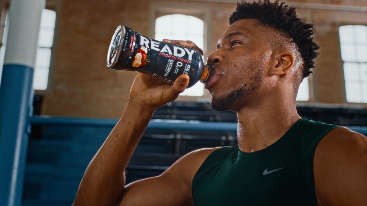 Ready × Giannis Antetokounmpo: Brand Hero. Director Tim Tadder. Cinematography and edit, Aaron Lieber.