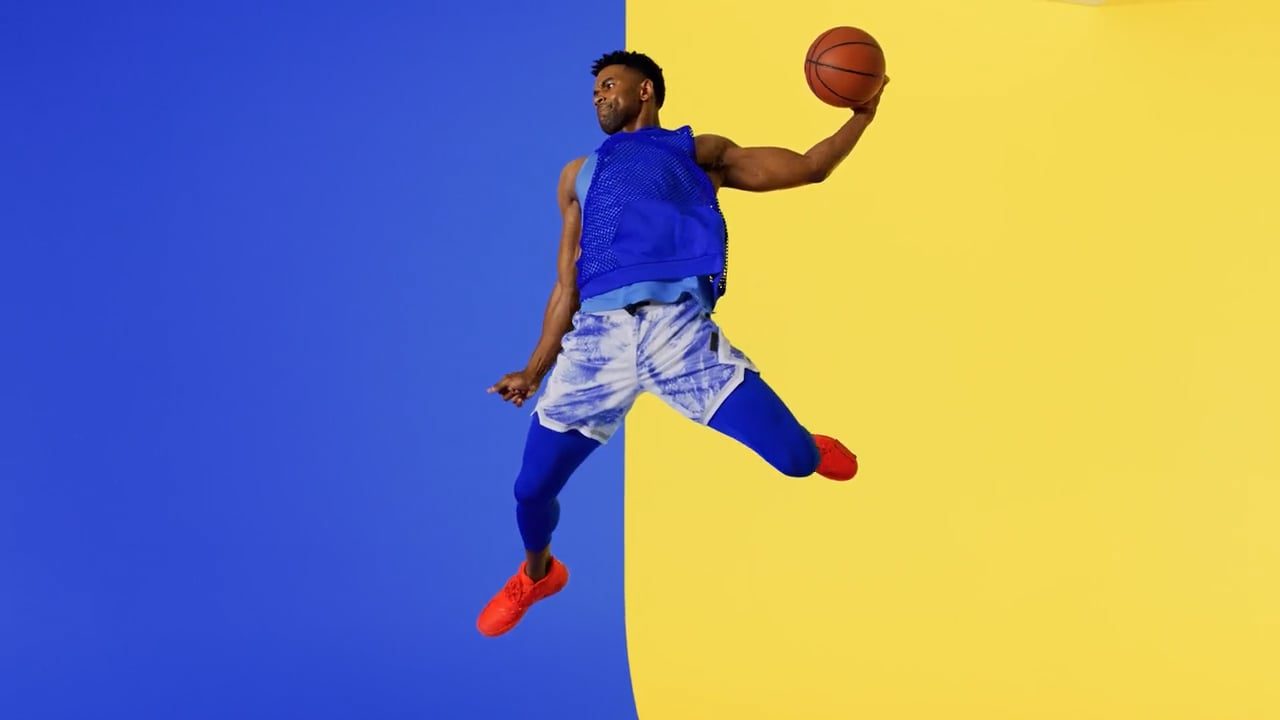 Still from Tim Tadder × Epson: Sports 4K · 120-inch TV